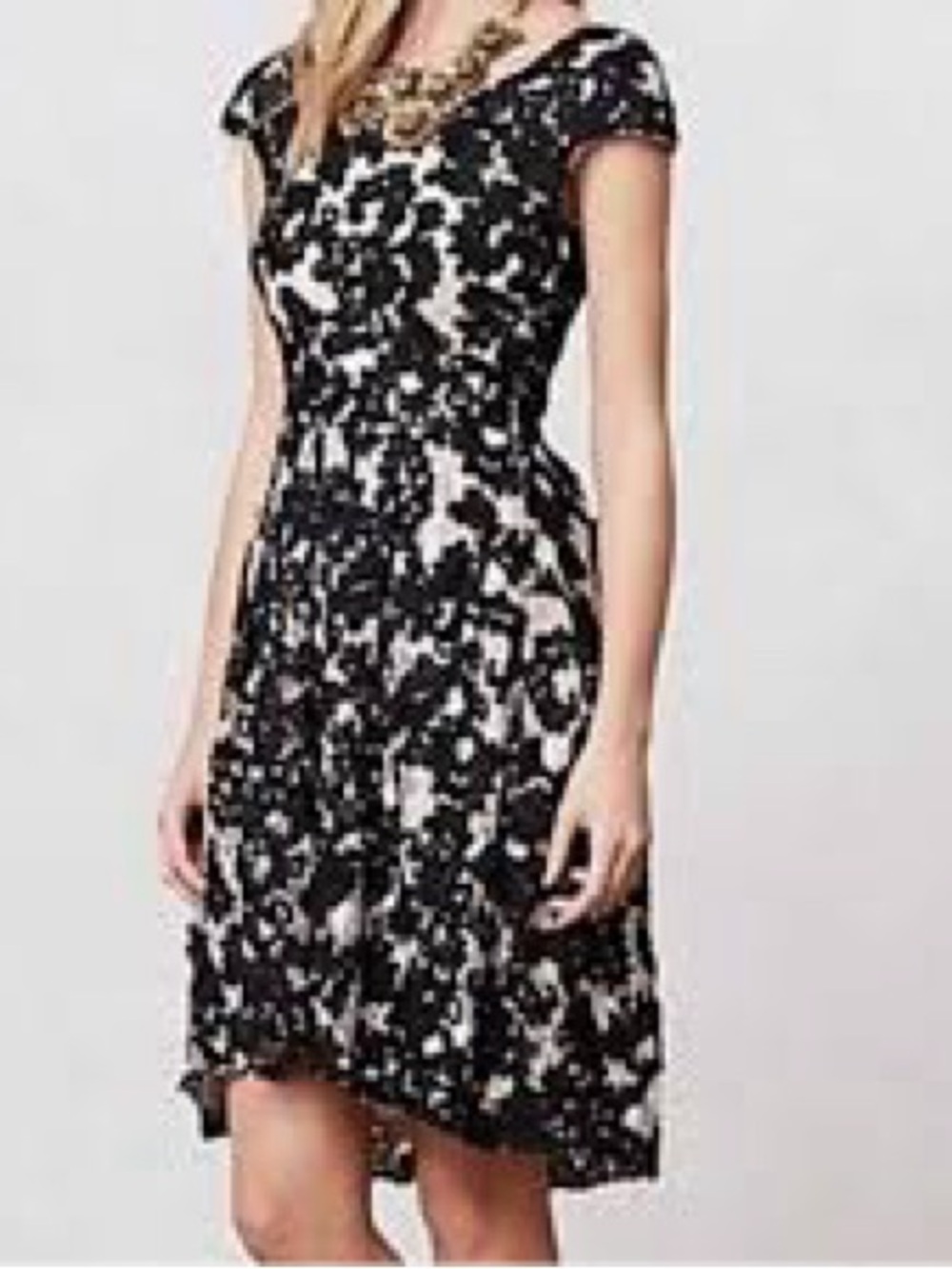 Anthropologie Yoana Baraschi Jardim Hi Lo Lace Dress